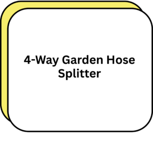 4-Way Garden Hose Splitter