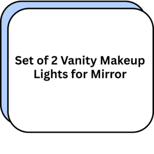 Set of 2 Vanity Makeup Lights for Mirror