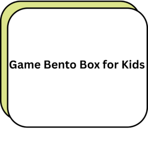 Game Bento Box for Kids