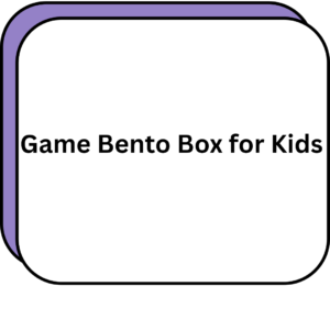 Game Bento Box for Kids