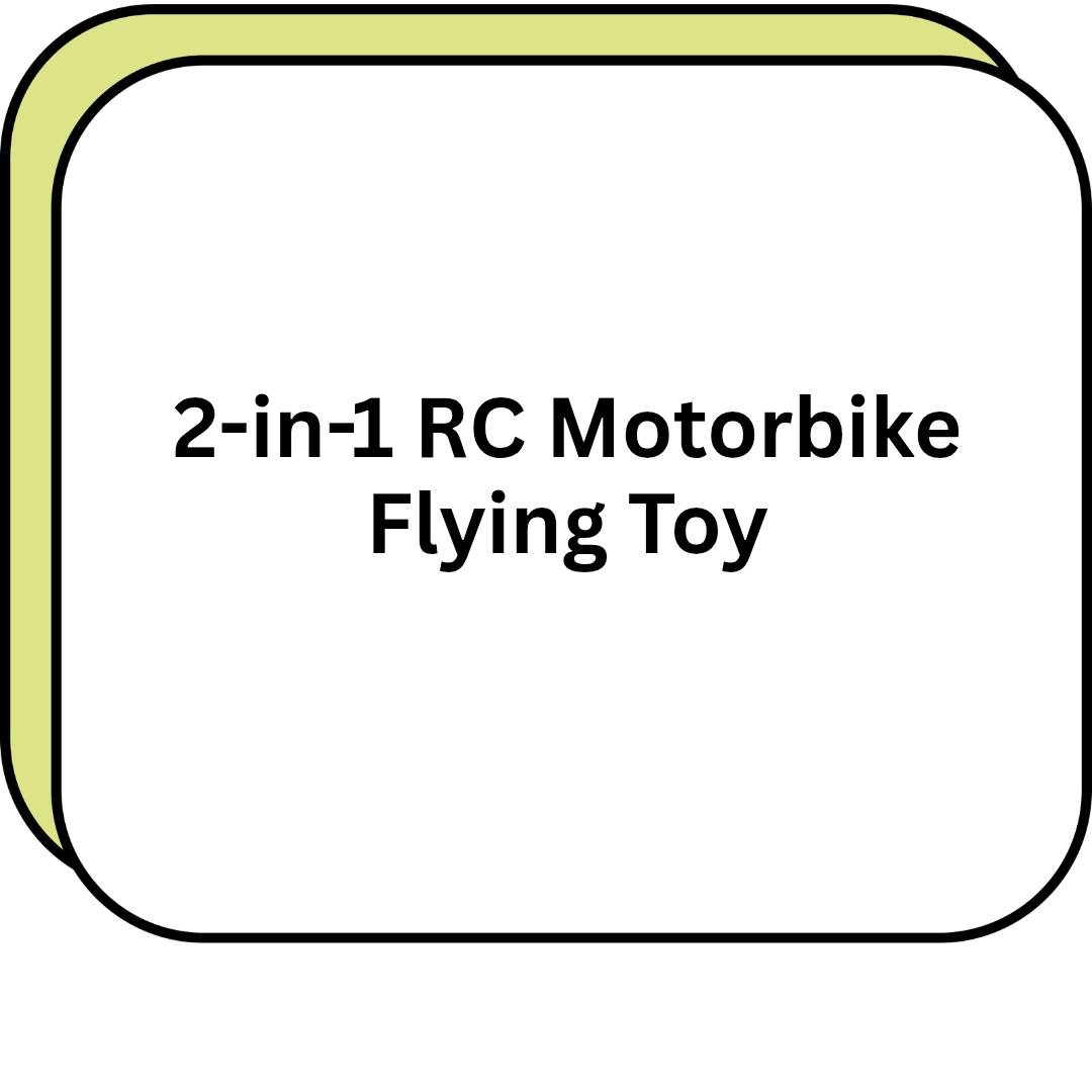 2-in-1 RC Motorbike Flying Toy