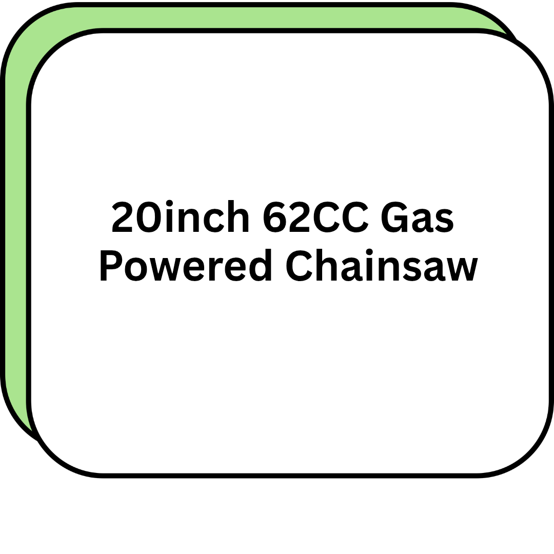 20inch 62CC Gas Powered Chainsaw