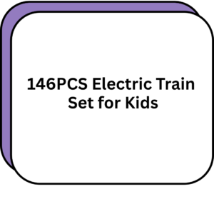 146PCS Electric Train Set for Kids