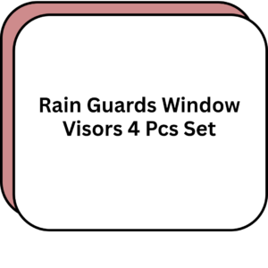 Rain Guards Window Visors 4 Pcs Set