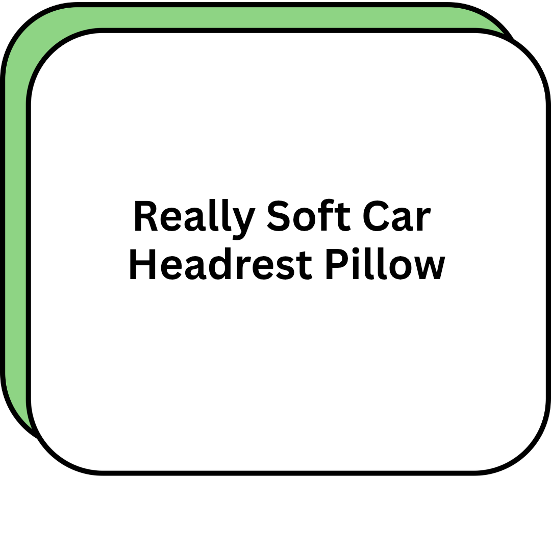 Really Soft Car Headrest Pillow