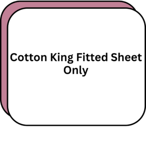 Cotton King Fitted Sheet Only