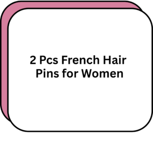 2 Pcs French Hair Pins for Women