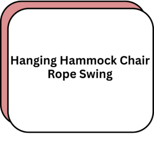 Hanging Hammock Chair Rope Swing