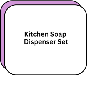 Kitchen Soap Dispenser Set