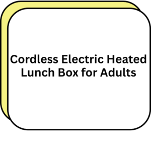 Cordless Electric Heated Lunch Box for Adults