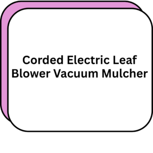 Corded Electric Leaf Blower Vacuum Mulcher