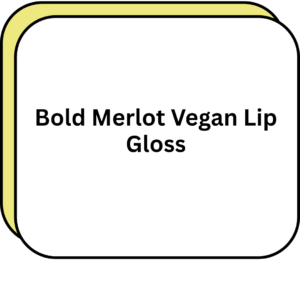 Bold Merlot Vegan Lip Gloss