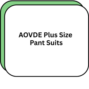 AOVDE Plus Size Pant Suits