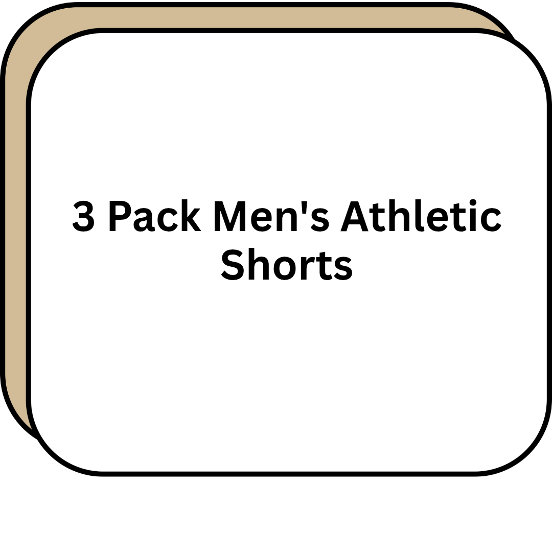 3 Pack Men's Athletic Shorts
