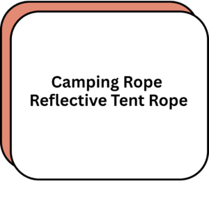 Camping Rope Reflective Tent Rope