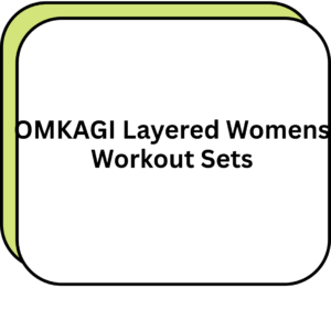 OMKAGI Layered Womens Workout Sets