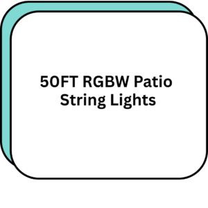 50FT RGBW Patio String Lights