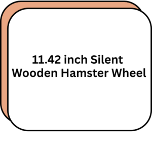 11.42 inch Silent Wooden Hamster Wheel