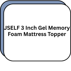 JSELF 3 Inch Gel Memory Foam Mattress Topper