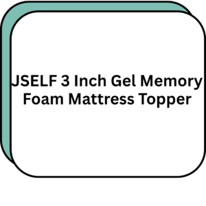 JSELF 3 Inch Gel Memory Foam Mattress Topper