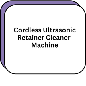 Cordless Ultrasonic Retainer Cleaner Machine