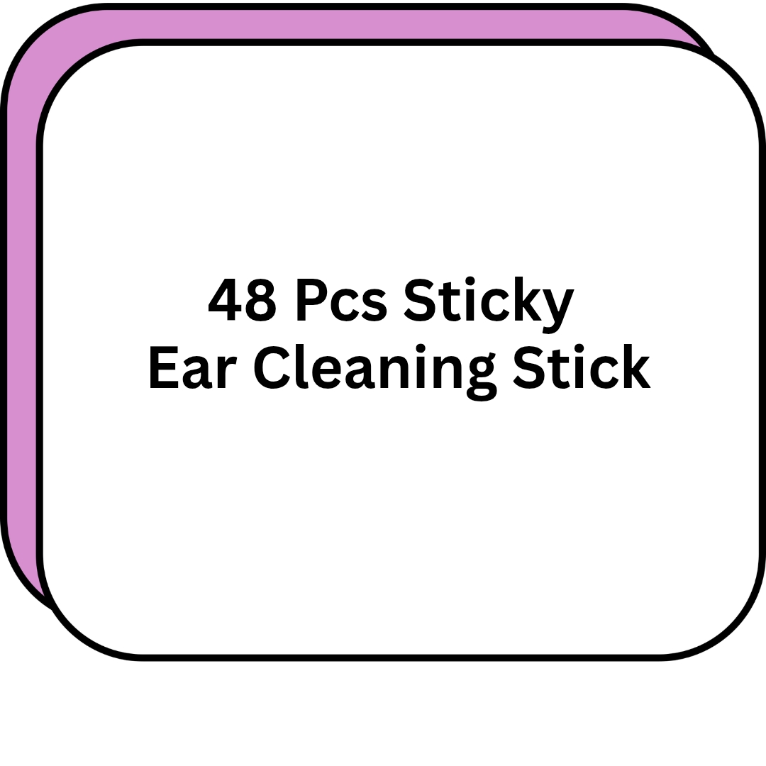 48 Pcs Sticky Ear Cleaning Stick