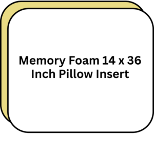 Memory Foam 14 x 36 Inch Pillow Insert