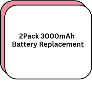 2Pack 3000mAh Battery Replacement