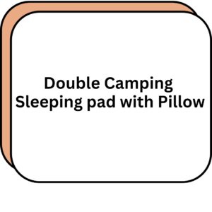 Double Camping Sleeping pad with Pillow