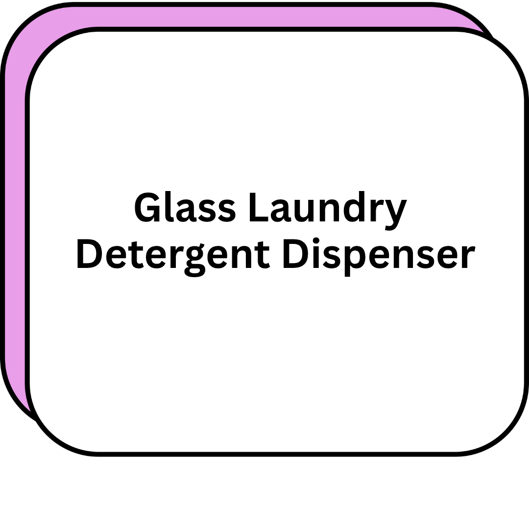 Glass Laundry Detergent Dispenser