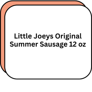 Little Joeys Original Summer Sausage 12 oz